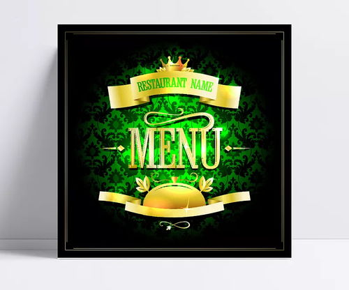 創(chuàng)意菜單設(shè)計(jì) 矢量素材在廣告與VI設(shè)計(jì)中的多元應(yīng)用